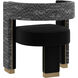Adamina Abbington Black / Hobbes Night Dining Armchair